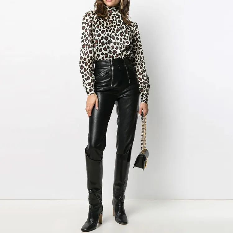 SAINT LAURENT Shirts Women's Leopard Print-1