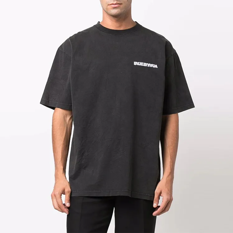 Balenciaga T Shirt Unisex Black-4