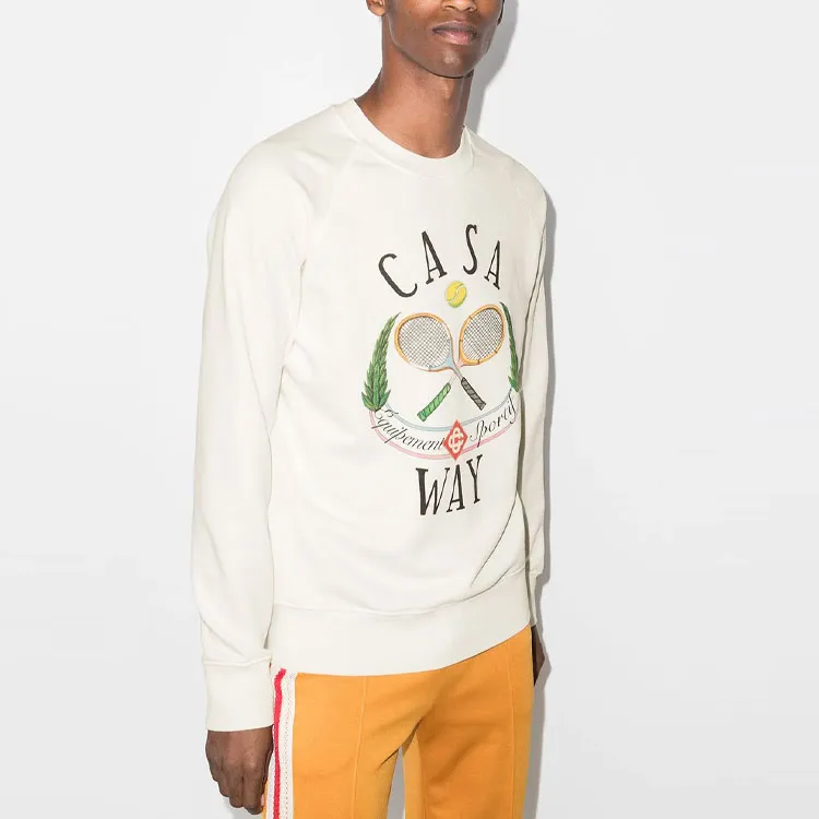 CASABLANCA Castaway Tennis Club Digital Print Raglan-3