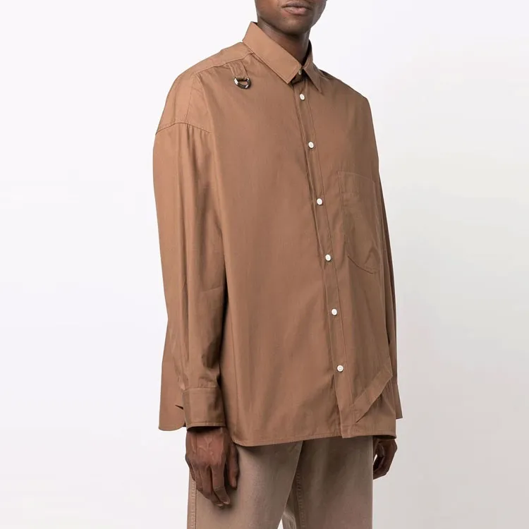 Jacquemus Shirts Men Brown-3