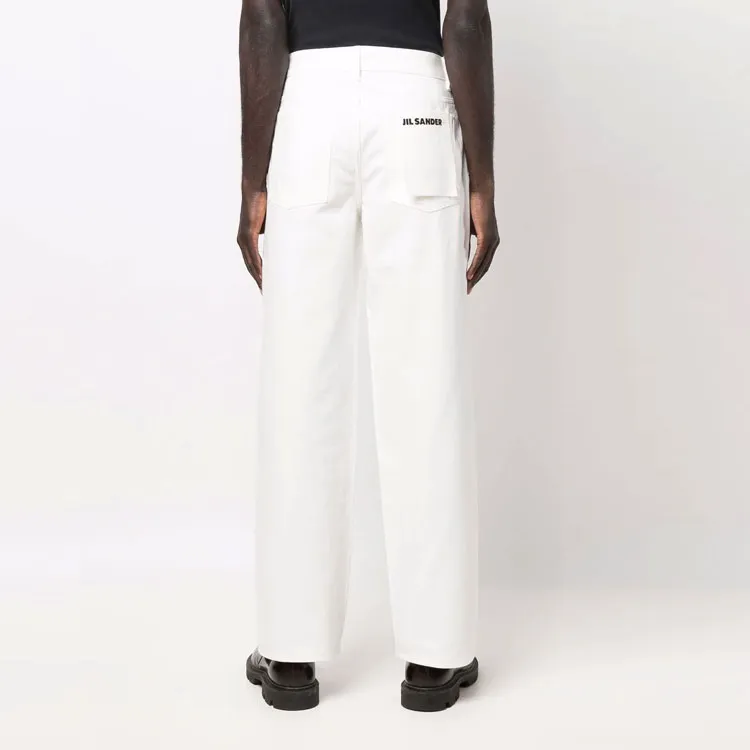 JIL SANDER Casual Pants Men White-2