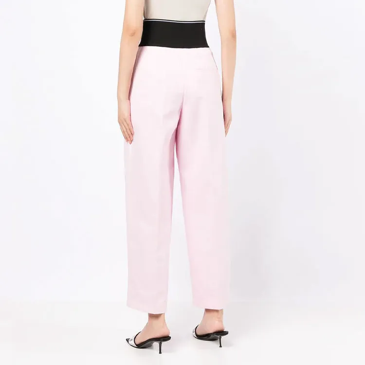 Alexander Wang Logo Intarsia Straight Leg Trousers-2
