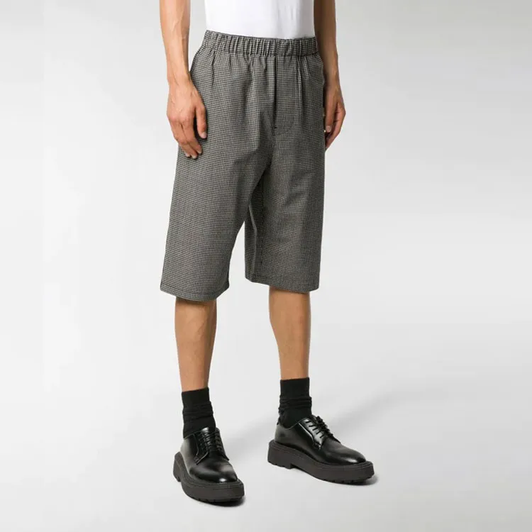 Balenciaga Casual Shorts Men's Black White-3
