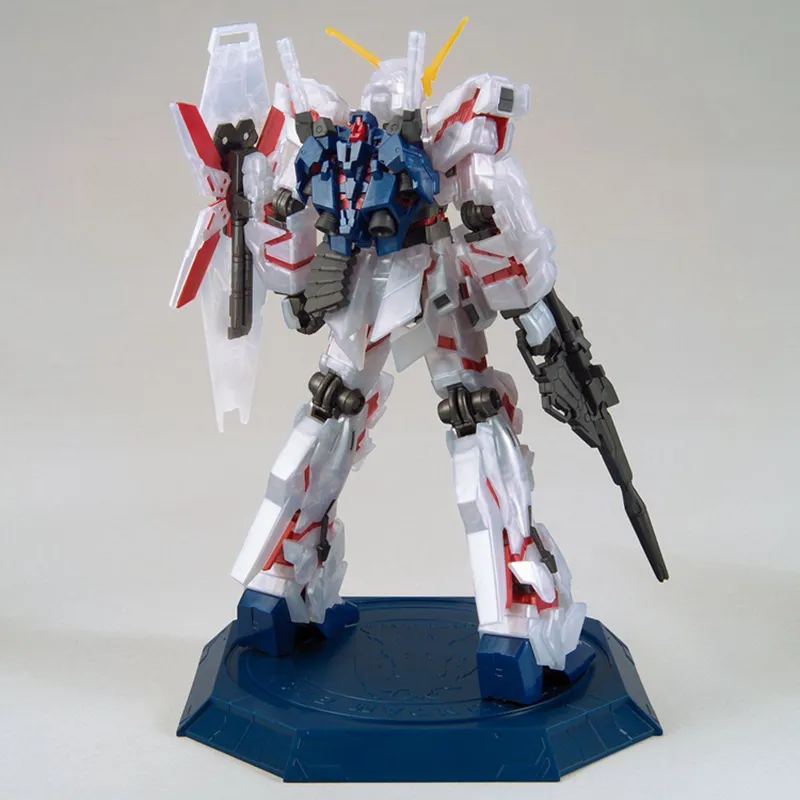 BANDAI HG Collection 1/144 Gundam Base Limited Unicorn Gundam Unit 1 Model Kits 13cm Mechanical Shiny Edition-3