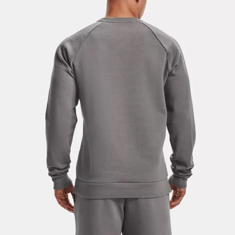 Under Armour Script Sweatshirts Men Gray-4