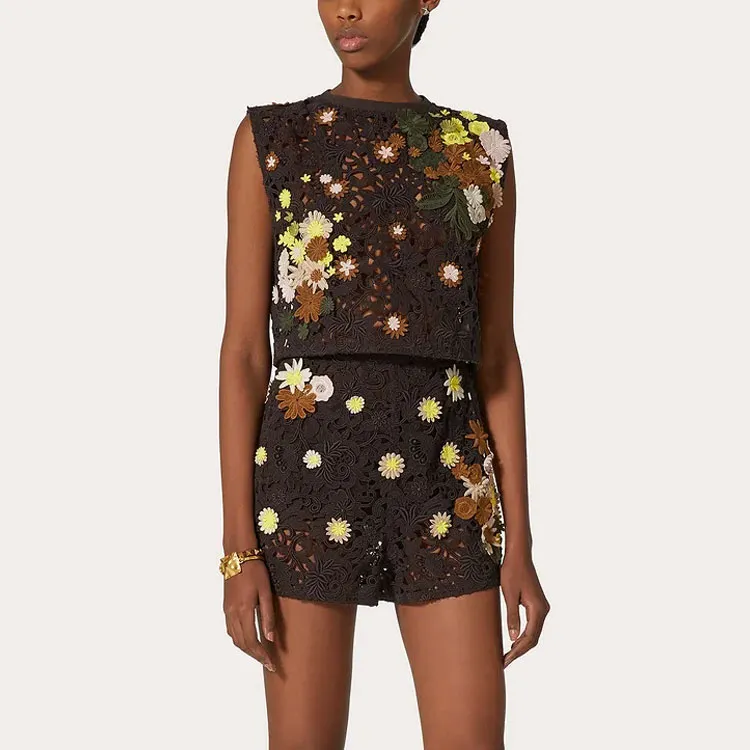 Valentino Tank Tops Women's Ebony-1