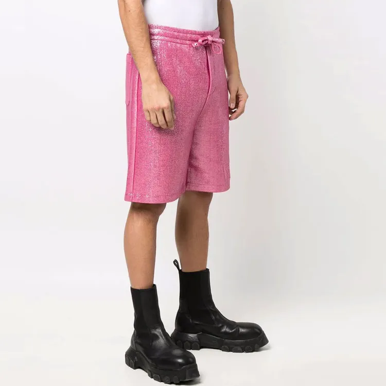 Valentino Casual Shorts Men Pink-3