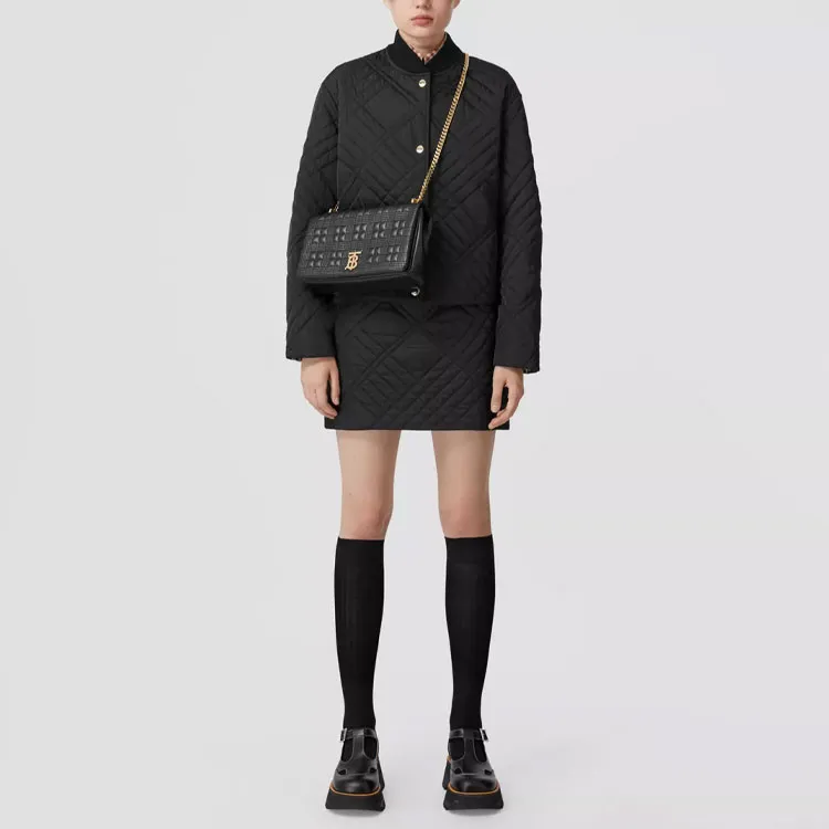 Burberry FW22 Cropped Skirt Women's Black-1