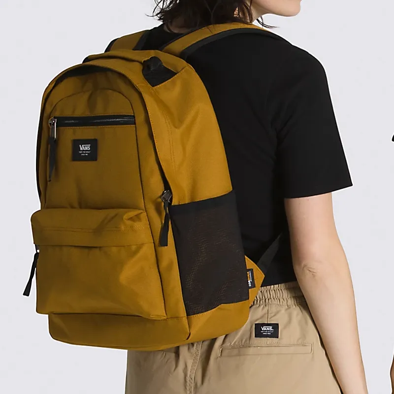 Vans Polyester Backpack Regular Unisex Gold Brown-4