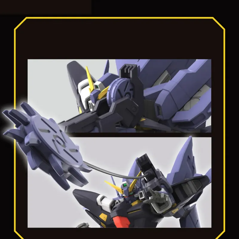 BANDAI HG Super Robot Wars OG Huckebein Mk II Purple Model Kits 17cm-3