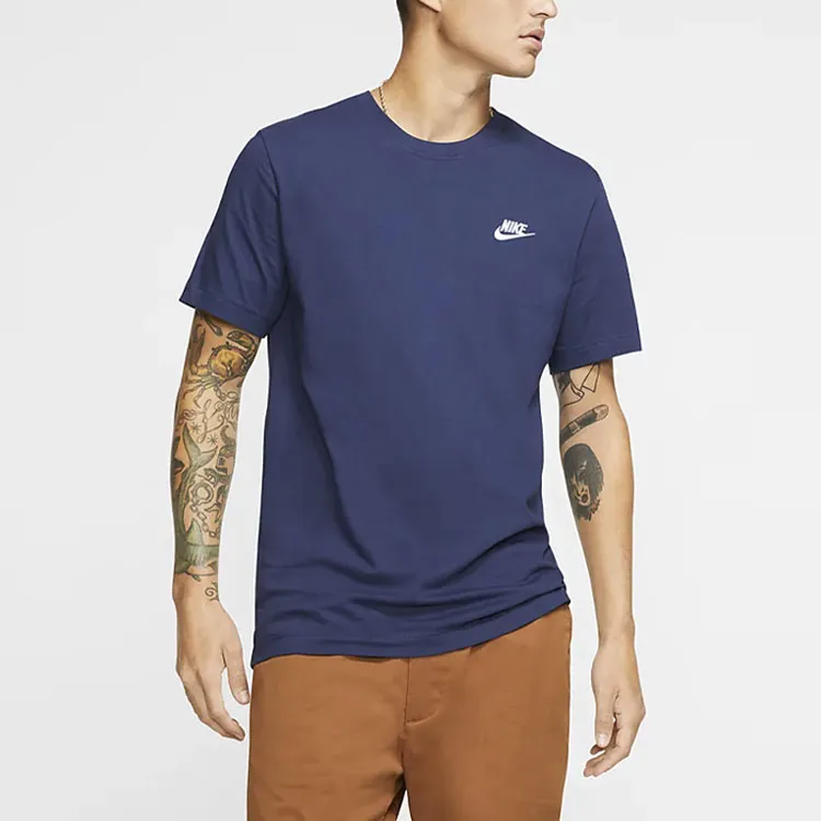 Nike Sportswear T Shirt Men's Deep Navy Blue-3