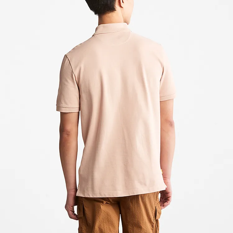 Timberland Polo Shirts Men Light Pink-3