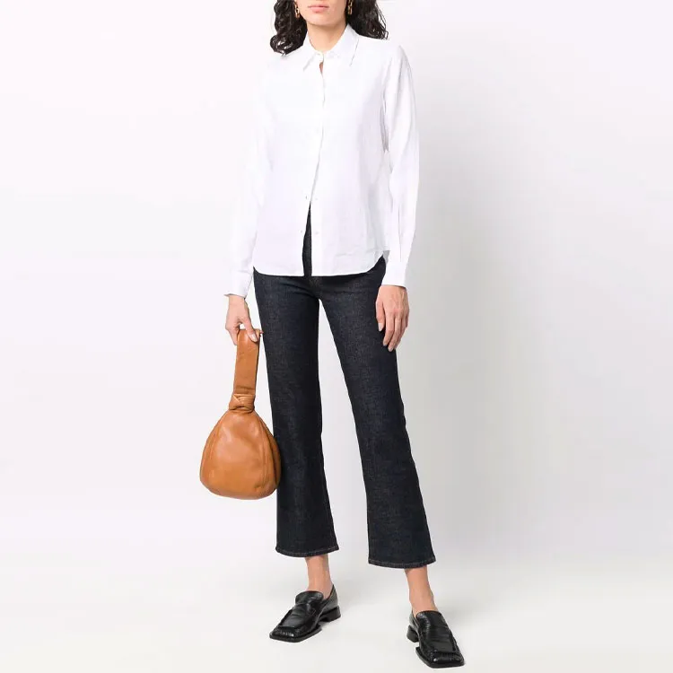 ASPESI Pointed Collared Buttoned Shirt-1