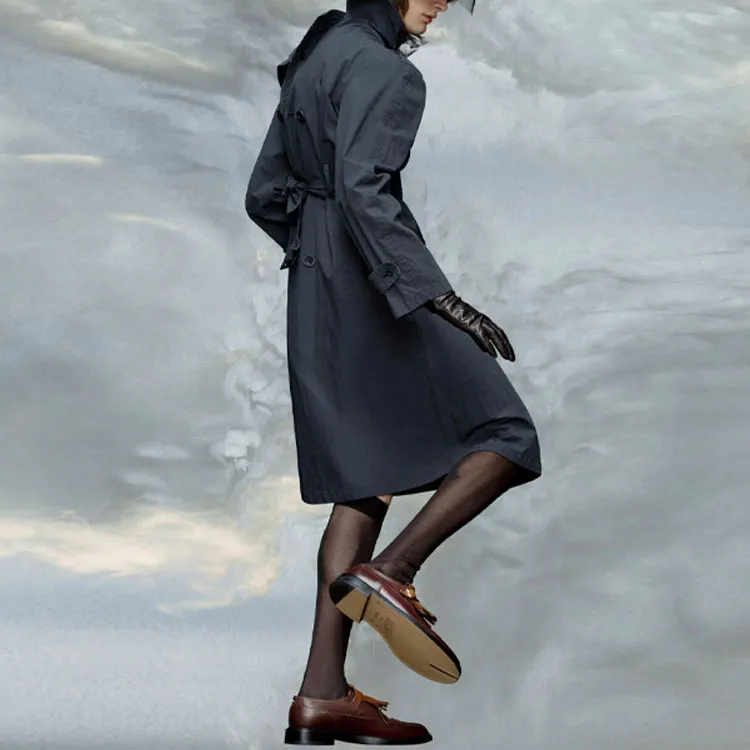 Maison Margiela Belted Button Up Trench Coat-3