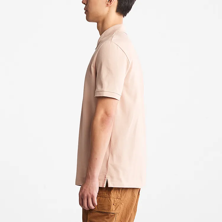 Timberland Polo Shirts Men Light Pink-4