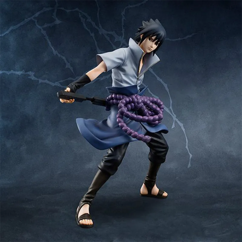 MegaHouse Naruto Shippuden G.E.M. Series Sasuke Uchiha Figure Purple-2
