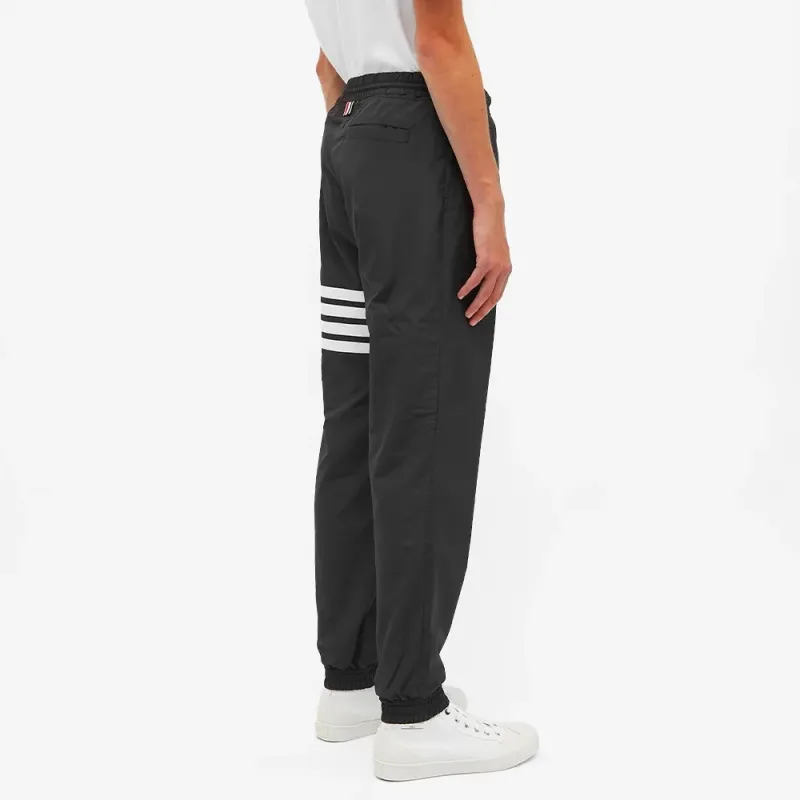 THOM BROWNE Knitted Sweatpants Men Black-2