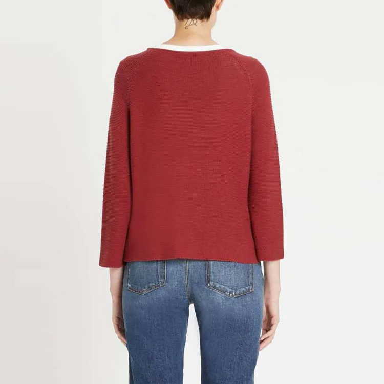 WEEKEND MaxMara Loose Fit Sweater Women's Red-3