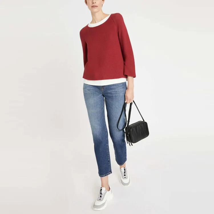 WEEKEND MaxMara Loose Fit Sweater Women's Red-1