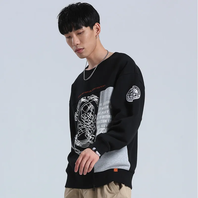 ONIARAI Sweatshirts Men Black-3