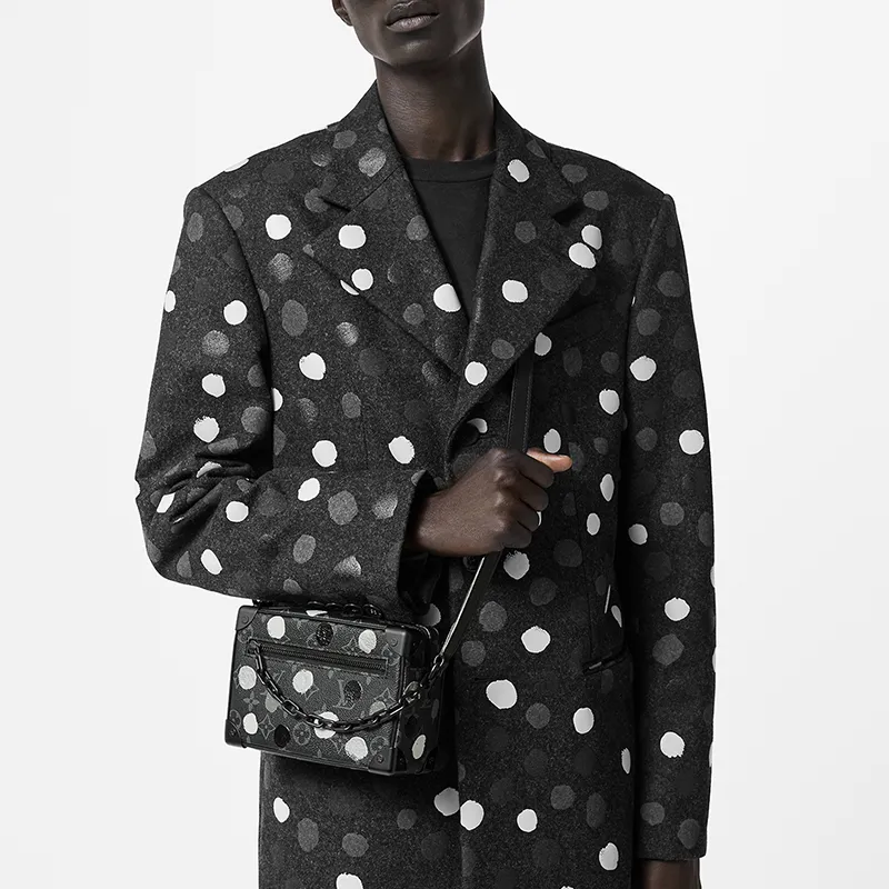 LOUIS VUITTON X Yayoi Kusama Mini Soft Trunk Monogram Eclipse Black/Silver-7