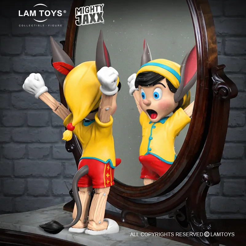 Mighty Jax A Wood Awakening Donkey Edition Pinocchio, Yellow Clothed Donkey Version Trendy Figures-7