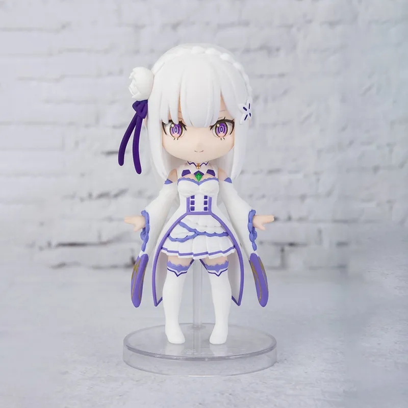 BANDAI Emilia Figuarts Mini Re Zero Starting Life In Another World Emilia Chibi Figures-1