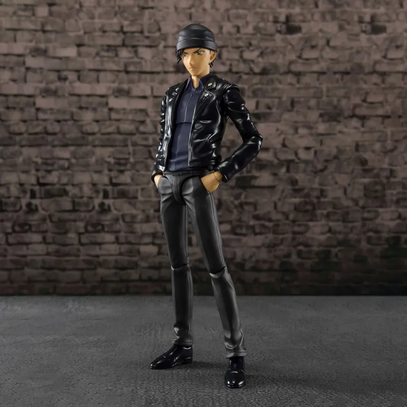 BANDAI Shuichi Akai S.h.figuarts Detective Conan Case Closed Action Figures-1