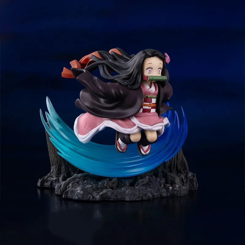 BANDAI Figuarts Zero Demon Slayer Kimetsu No Yaiba Kamado Nezuko Figure Action Figure Pink & Brown-1