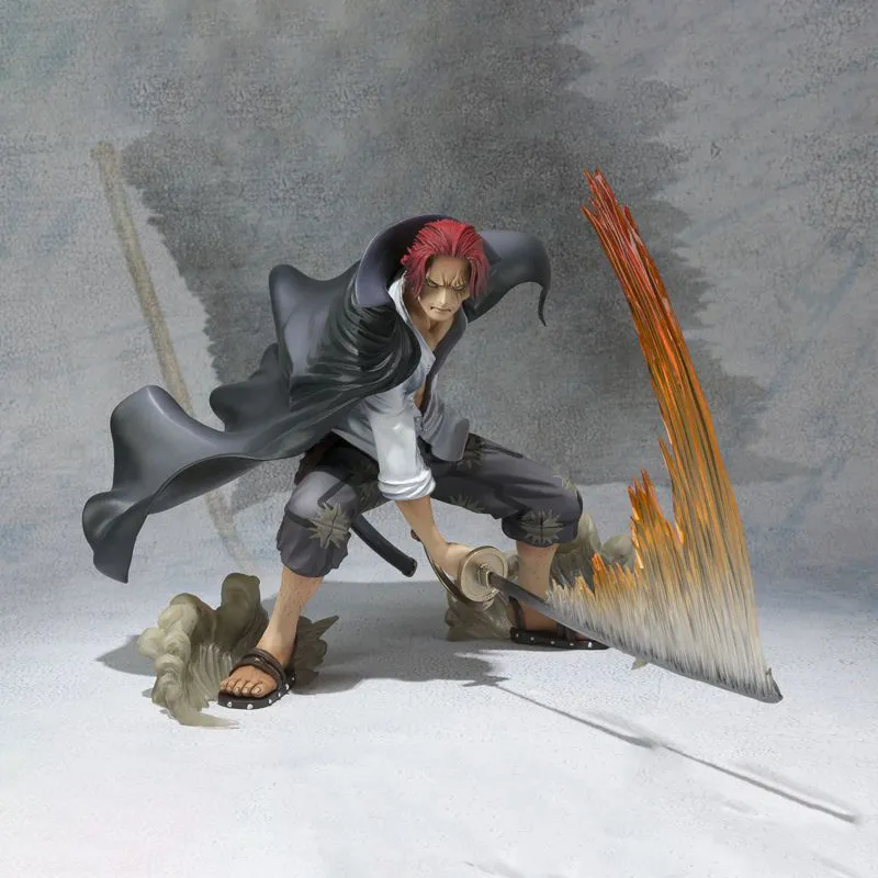 BANDAI Shanks Figuarts Zero Red Hair Battle Ver Scale Figures-4