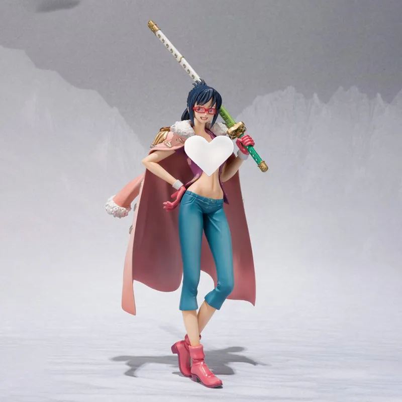 BANDAI One Piece Characters Figuarts ZERO One Piece Smoker Tashigi In Tashigi's Body Punk Hazard Arc Scale Figures-1