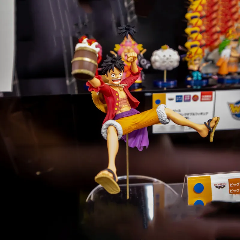 BANPRESTO Monkey D. Luffy Glass Factory, One Piece, Let's Feast, Monkey D. Luffy Bonus Gifts-2