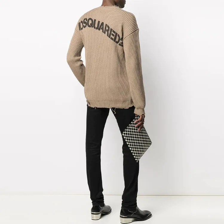 DSQUARED 2 Back Logo Knitted Sweater-3