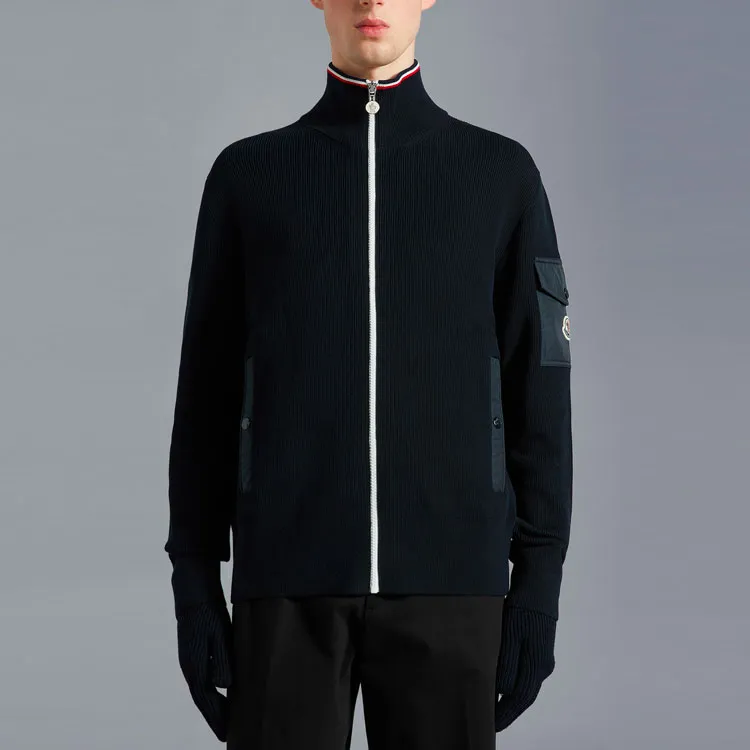 Moncler Knitwear Men Dark Blue-2