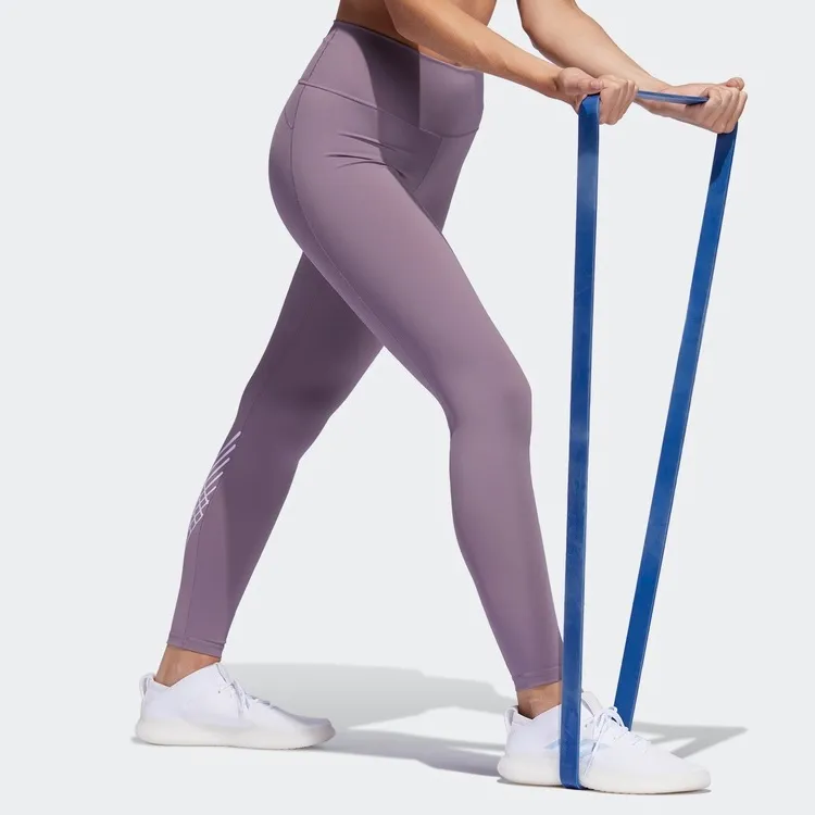 Adidas Knitted Sweatpants Women's Purple-3
