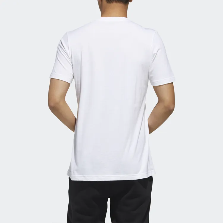 Adidas T Shirts Men White-4