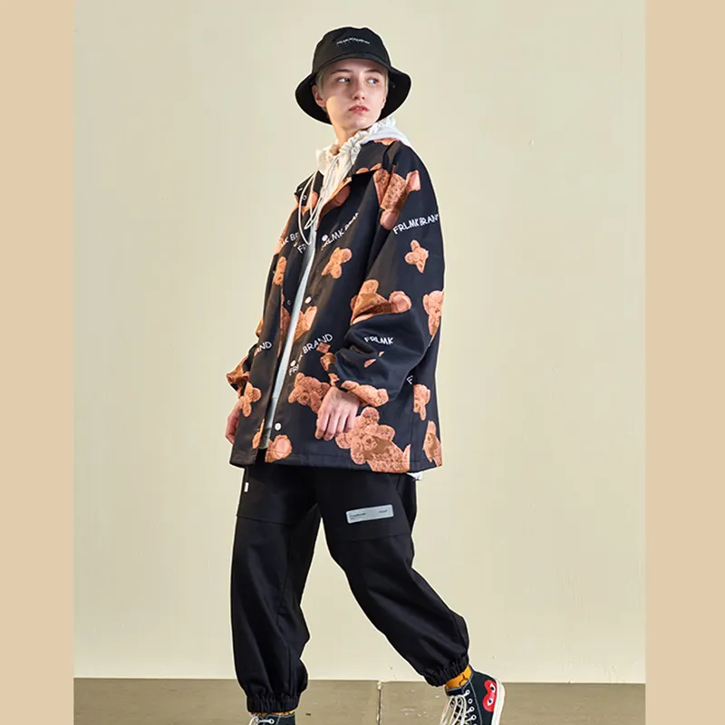 FRLMK Loose Fit Jacket Unisex Black-2