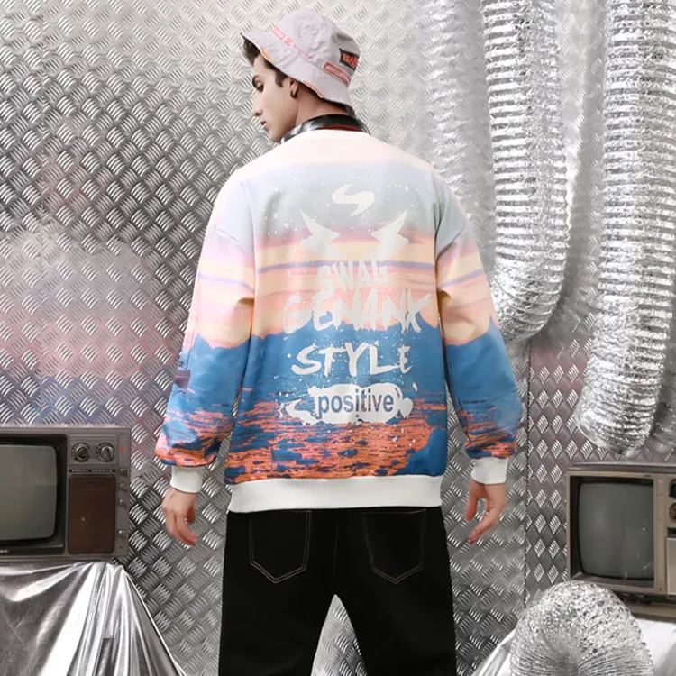 GENANX Sweatshirt Fall Unisex Sunset Color-6