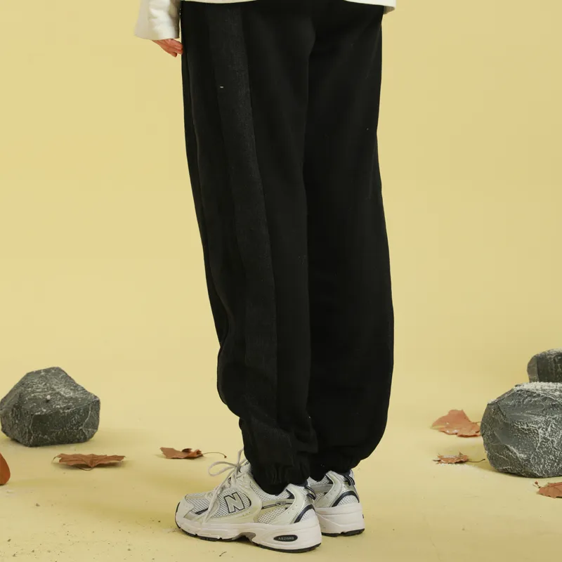 FRLMK Casual Pants Unisex Black-2