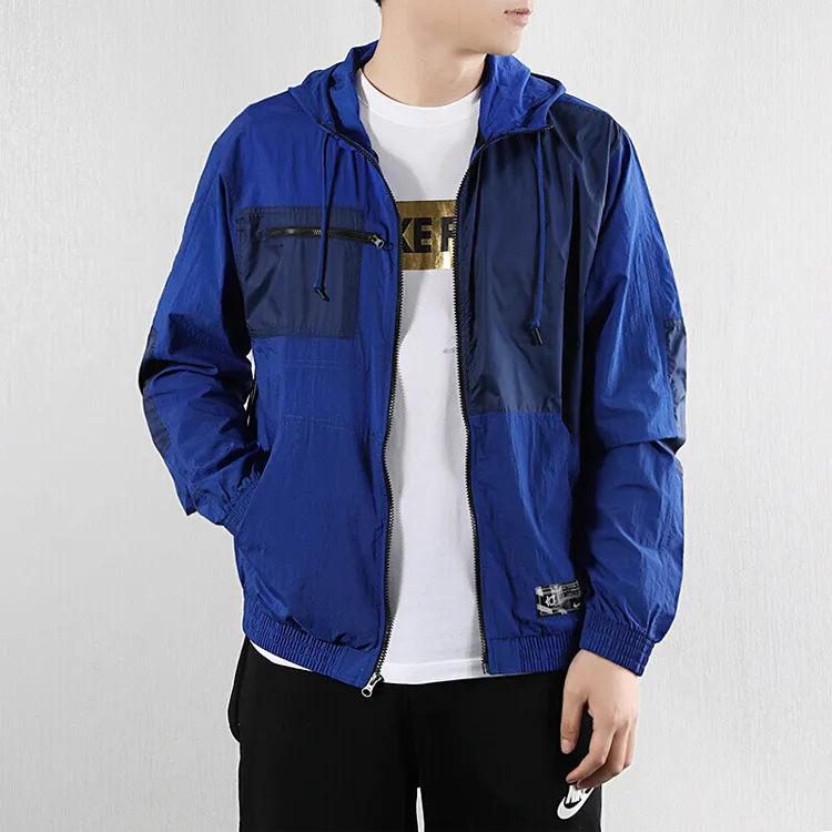 Nike Jackets Men Blue-4