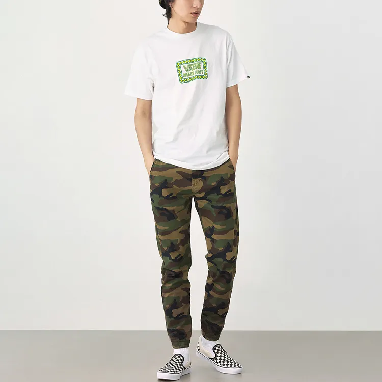Vans Drop Shoulder Sleeve T-Shirt Men's White-2