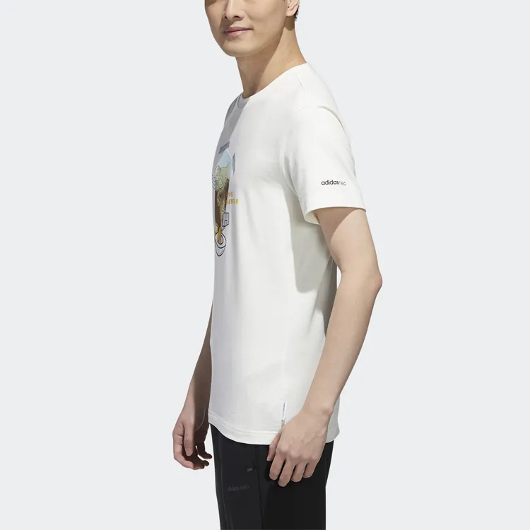 Adidas Neo x M Gdtm Tee Set in Sleeve T Shirt Men's Jade White-5