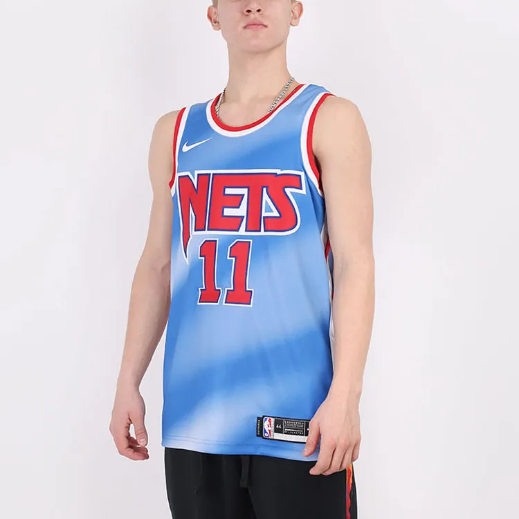 Nike X NBA Basketball Jerseys Men Blue-3