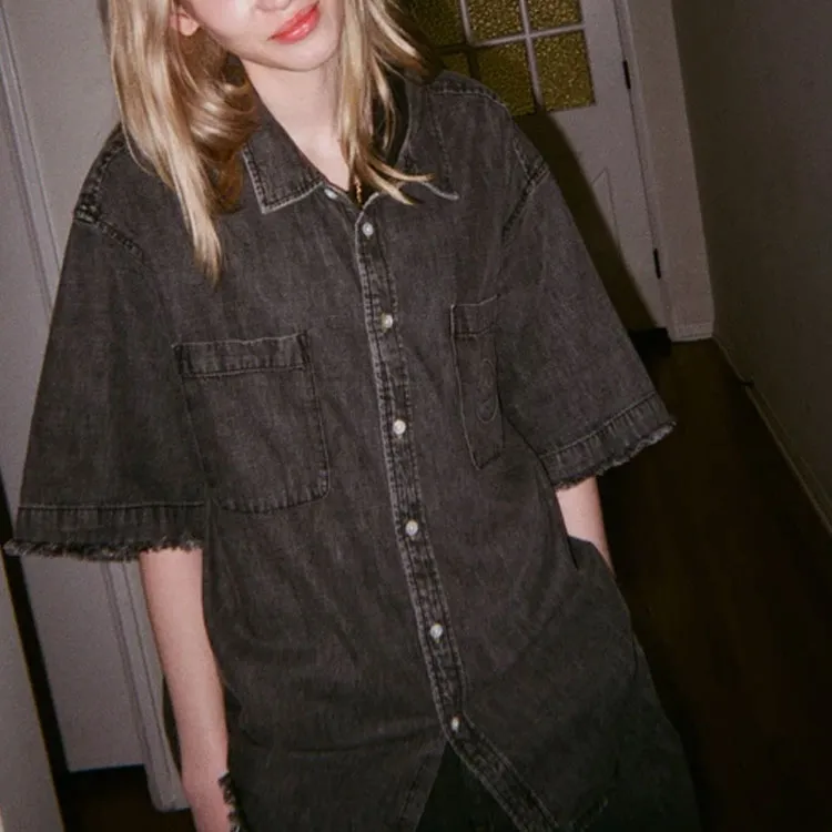 Drew House Lightweight Denim Ss Shirt-7