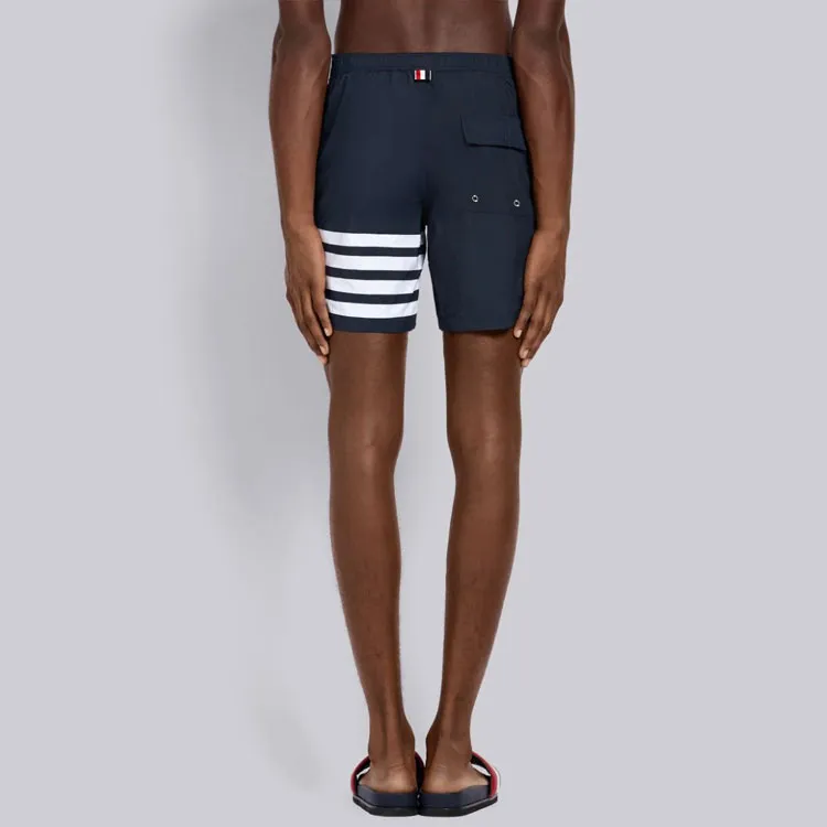THOM BROWNE 4 bar Solid Tech Swim Short-4