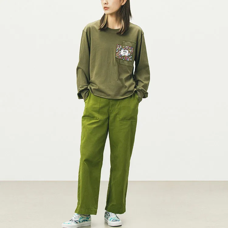 Vans Liberty Fabrics Collaboration T Shirts Women's Green-4