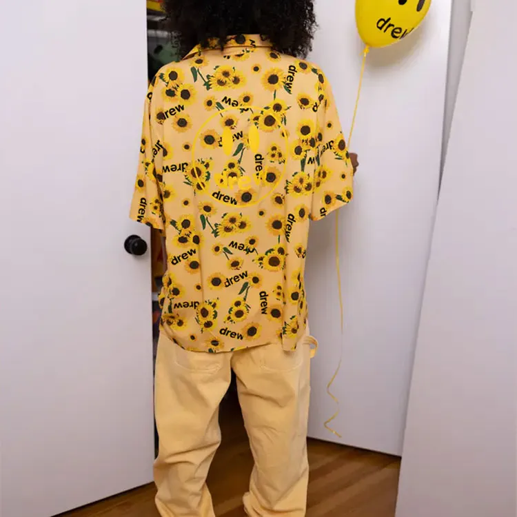 Drew House Rayon Camp Shirt-4