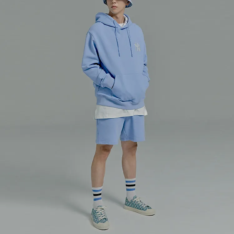 MLB Mlb Base Logo Casual Shorts Unisex Blue-4