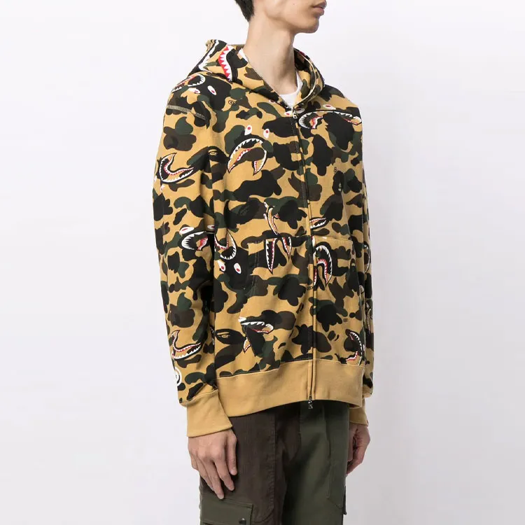 Bape Shark 1St Camo Shark Full Zip Hoodie SS23-8