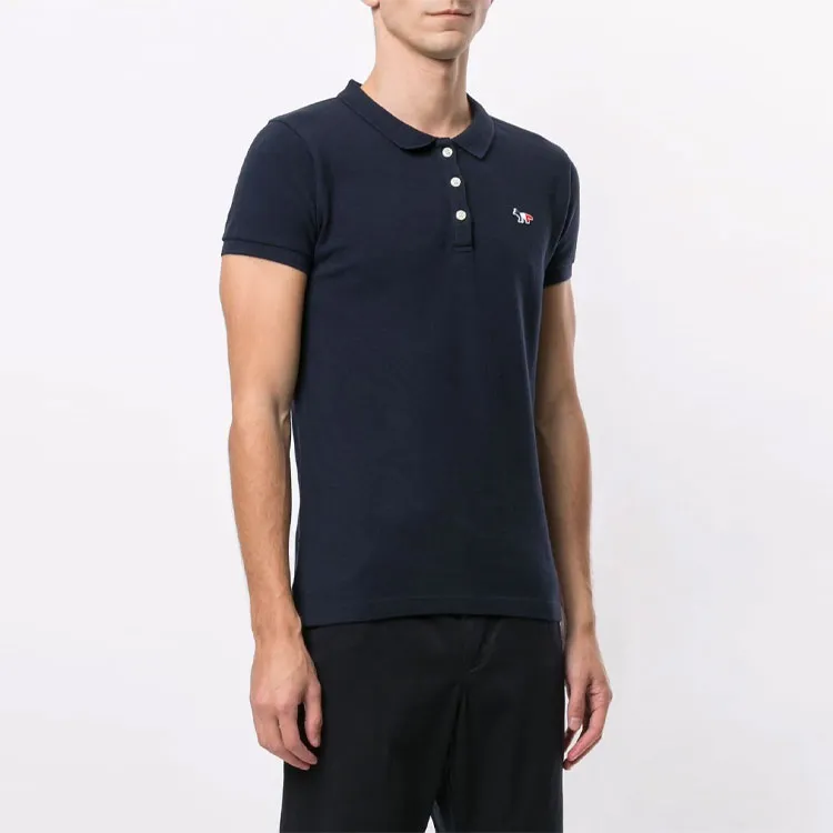 Maison Kitsuné Fox Logo Short-sleeve Polo Shirt-1